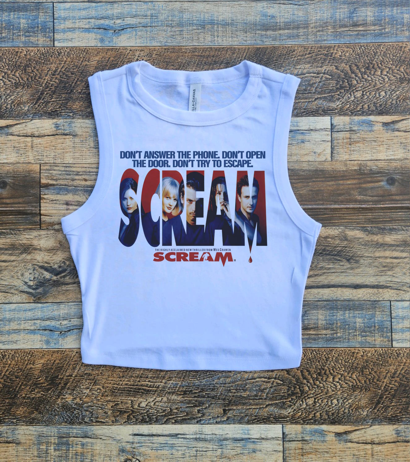 Scream Crop Tank