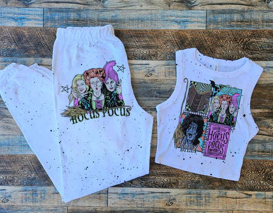 Hocus Pocus Crop Tank and Sweatpants